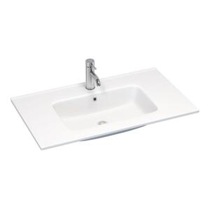 BATH DELUXE BATH DELUXE 06-080-27-11-00 - Zápustné umyvadlo HYGE 81x46 cm keramika/bílá