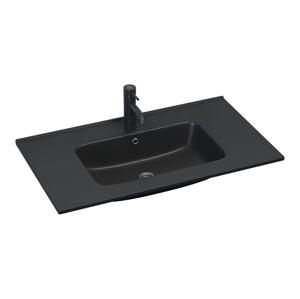 BATH DELUXE BATH DELUXE 06-080-27-02-00 - Zápustné umyvadlo HYGE 81x46 cm keramika/černá