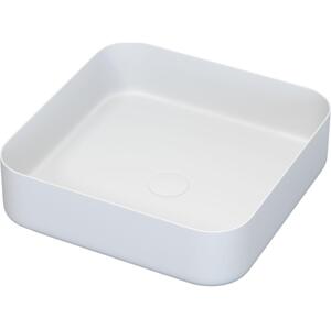 BATH DELUXE 06-040-17-01-00 - Umyvadlo na desku LJORDAL 40x40 cm ocel/bílá 06-040-17-01-00