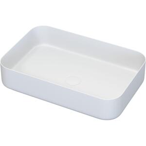 BATH DELUXE 06-052-18-01-00 - Umyvadlo na desku LJORDAL 52x34 cm ocel/bílá 06-052-18-01-00