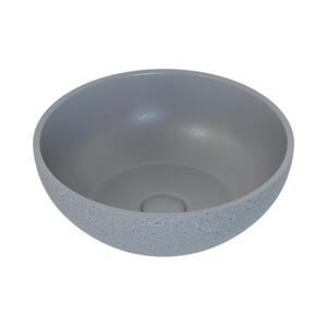 BATH DELUXE 06-039-19-23-00 - Umyvadlo na desku BERGEN pr. 39 cm beton/šedá 06-039-19-23-00