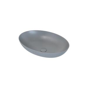 BATH DELUXE 06-060-19-23-00 - Umyvadlo na desku OLSBORG 60x40,5 cm beton/šedá 06-060-19-23-00