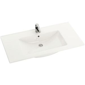 BATH DELUXE BATH DELUXE 06-090-60-11-01 - Zápustné umyvadlo CHICAGO 91x46,5 cm keramika/bílá