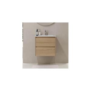 BATH DELUXE Koupelnová skříňka s umyvadlem LYKE 60 cm dub