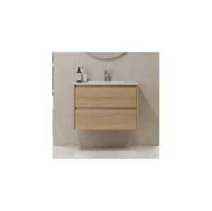 BATH DELUXE Koupelnová skříňka s umyvadlem LYKE 80 cm dub