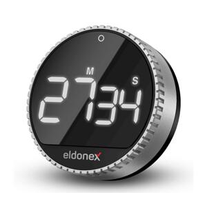 ELDONEX ECL-1210-SL - Minutka QuickCount 3xAAA stříbrná/černá ECL-1210-SL