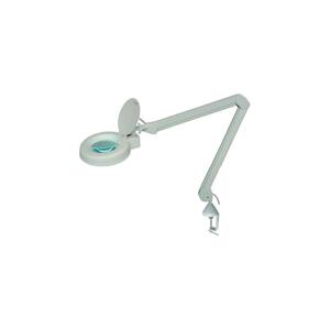 LED Stolní lampa s lupou LED/5W/230V bílá