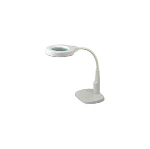 LED Stmívatelná stolní lampa s bifokální lupou LED/6W/230V bílá