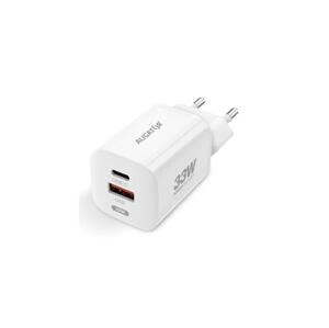 Aligator Aligator CHPD0020 - Rychlonabíjecí adaptér GaN PD 33W USB-A + USB-C bílá