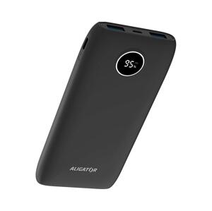 Aligator Aligator PBPD10BK - Power Bank s LCD displejem PD 10000 mAh/20W/3,7V černá