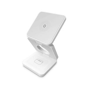 Aligator Aligator AMS09WT - Bezdrátová nabíjecí stanice MagSafe 3v1 15W bílá