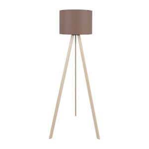 Stojací lampa AYD 1xE27/40W/230V hnědá/béžová