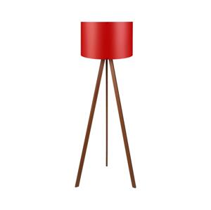 Stojací lampa AYD 1xE27/40W/230V červená/hnědá