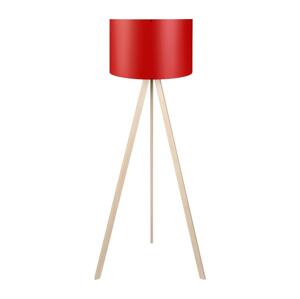 Stojací lampa AYD 1xE27/40W/230V červená/béžová