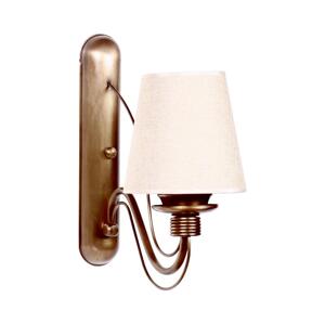 Nástěnná lampa CLASSIC 1xE27/40W/230V bronzová/béžová