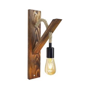Nástěnné svítidlo AHSAP 1xE27/40W/230V borovice ořech