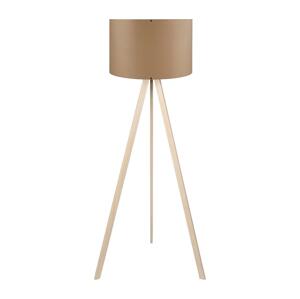 Stojací lampa AYD 1xE27/40W/230V hnědá/béžová