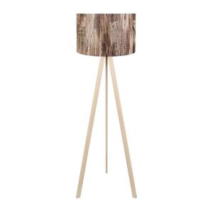 Stojací lampa AYD 1xE27/40W/230V hnědá/béžová