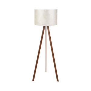 Stojací lampa AYD 1xE27/40W/230V bílá/hnědá