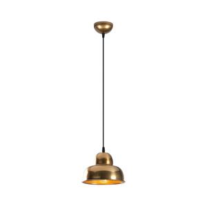 Lustr na lanku BERCESTE 1xE27/40W/230V zlatá