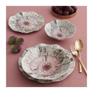 Jídelní sada 24 ks pestrobarevná/porcelán 387GRP1125