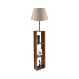 Stojací lampa AYD 1xE27/40W/230V hnědá/šedá