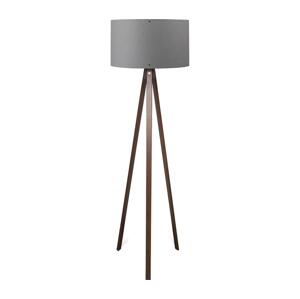 Stojací lampa AYD 1xE27/40W/230V hnědá/šedá