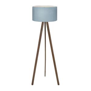 Stojací lampa AYD 1xE27/40W/230V hnědá/modrá
