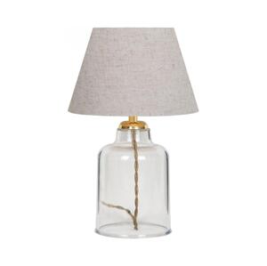 Stolní lampa AYD 1xE27/40W/230V krémová/čirá
