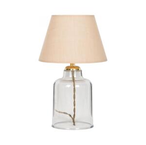 Stolní lampa AYD 1xE27/40W/230V béžová/čirá