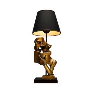 Stolní lampa LECTURE 1xE27/40W/230V černá/zlatá