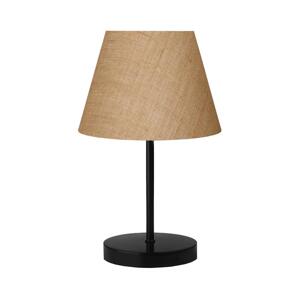 Stolní lampa AYD 1xE27/40W/230V hnědá/černá