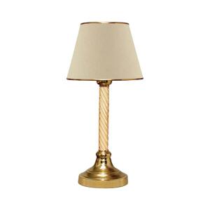 Stolní lampa AYD 1xE27/40W/230V béžová/zlatá