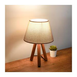 Stolní lampa AYD 1xE27/40W/230V hnědá/béžová