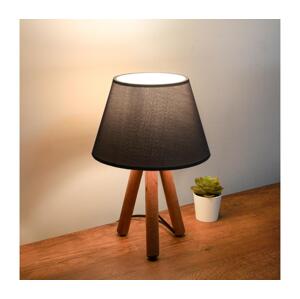 Stolní lampa AYD 1xE27/40W/230V hnědá/černá