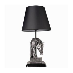 Stolní lampa 1xE27/40W/230V černá/stříbrná