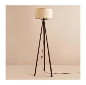 Stojací lampa AYD 1xE27/40W/230V hnědá/béžová