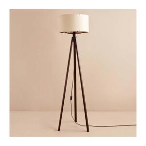 Stojací lampa AYD 1xE27/40W/230V hnědá/béžová
