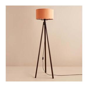 Stojací lampa AYD 1xE27/40W/230V hnědá/oranžová