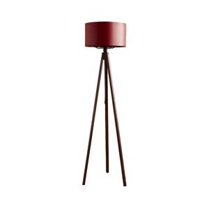 Stojací lampa AYD 1xE27/40W/230V hnědá/červená