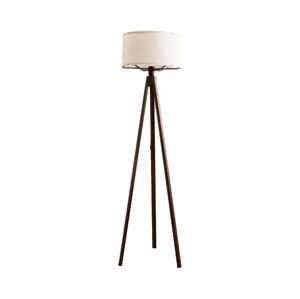 Stojací lampa AYD 1xE27/40W/230V hnědá/bílá