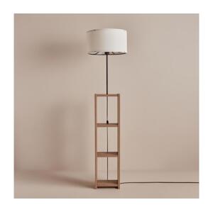Stojací lampa AYD 1xE27/40W/230V hnědá/bílá
