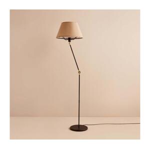Stojací lampa AYD 1xE27/40W/230V černá/hnědá