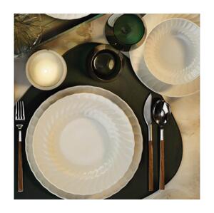 Jídelní sada 24 ks bílá/porcelán 710KTP3467