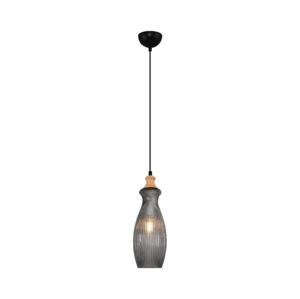 Lustr na lanku BOTTLE 1xE14/4W/230V kouřová