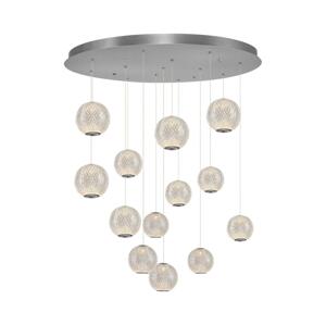 LED Lustr na lanku CREMONA 13xLED/5W/230V 3000K matný chrom
