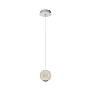 LED Lustr na lanku CREMONA 1xLED/5W/230V 3000K matný chrom