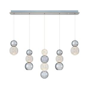 LED Lustr na lanku CREMONA LED/27W/230V 3000K matný chrom