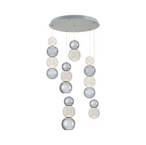 LED Lustr na lanku CREMONA LED/34W/230V 3000K matný chrom