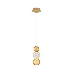 LED Lustr na lanku CREMONA LED/5W/230V 3000K zlatá